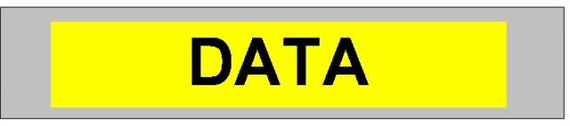 4" x 10" Conduit/Cable Label - Data